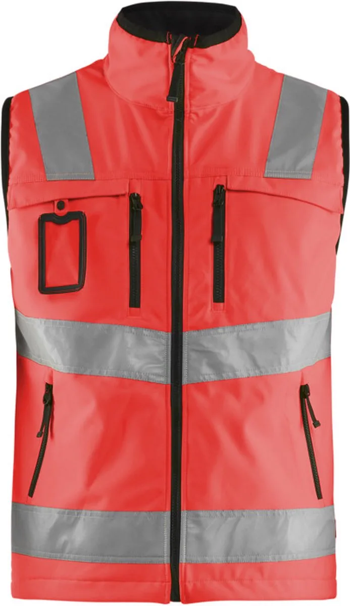 Softshell vest High Vis 3049-2517 - High Vis Rood de Blåkläder, High Vis Rood, L – image du produit