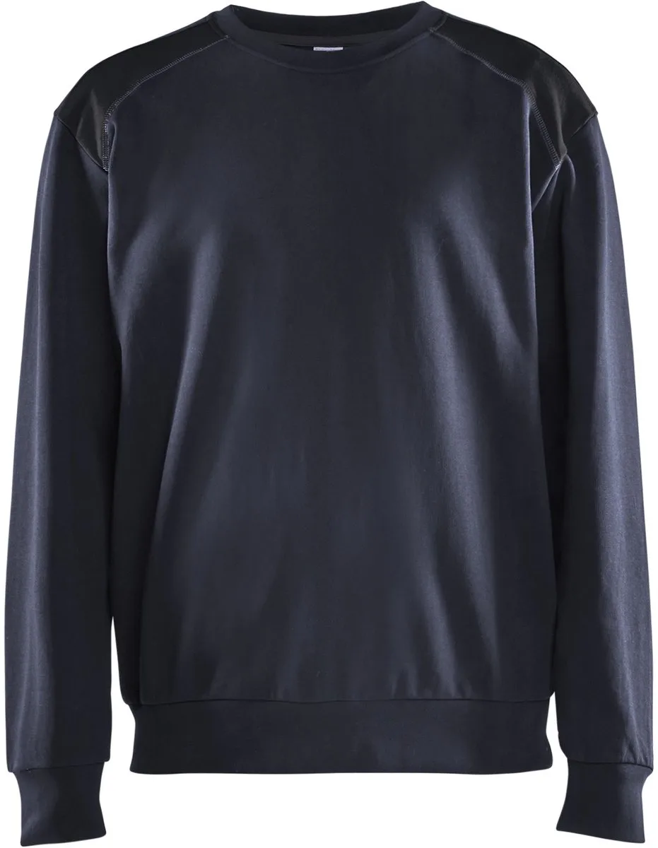 Sweatshirt bi-colour 3580-1158 - Donker marineblauw/Zwart de Blåkläder, Donker marineblauw, Noir, 4XL – image du produit