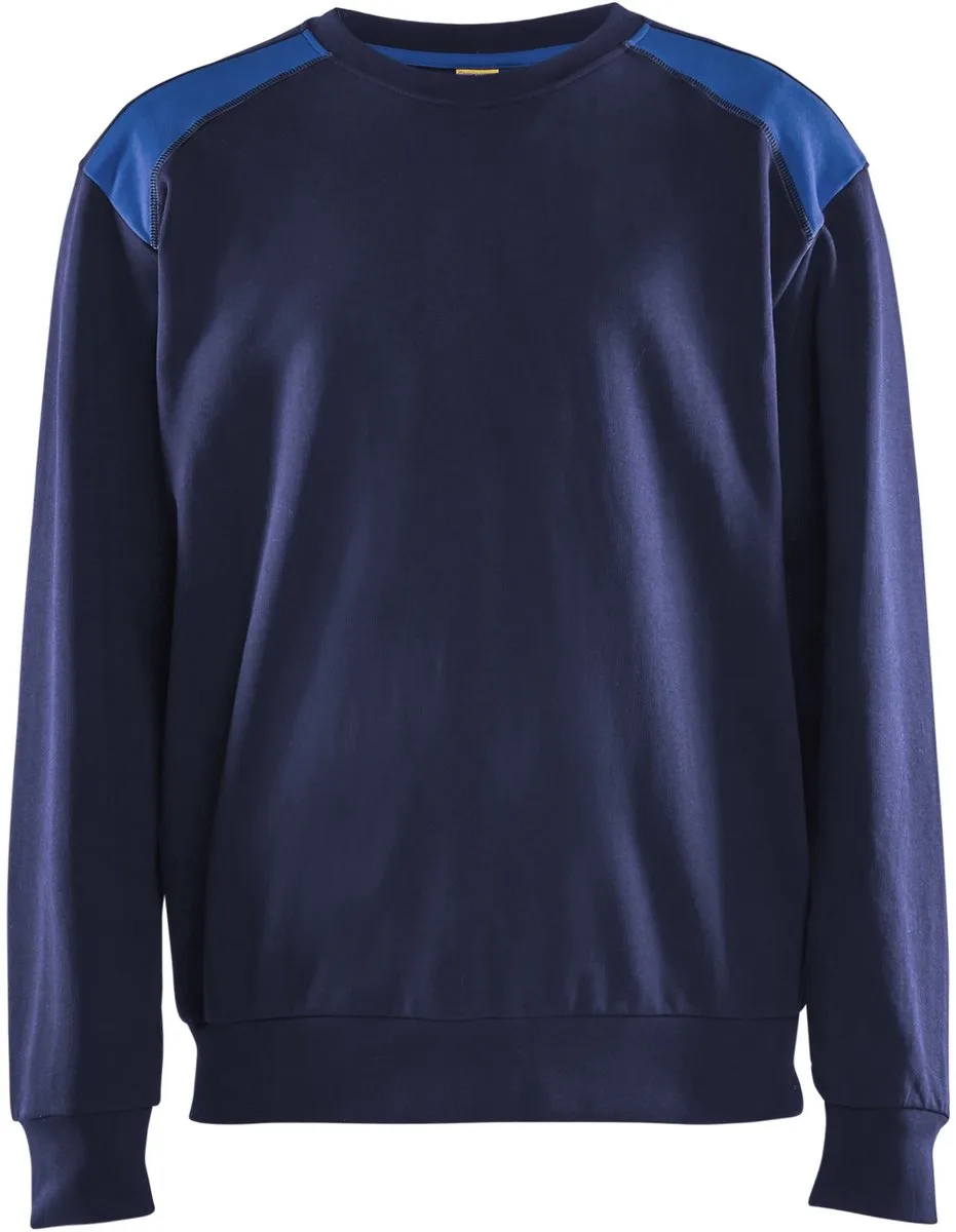 Sweatshirt bi-colour 3580-1158 - Marineblauw/Korenblauw de Blåkläder, Marineblauw, Korenblauw, 4XL – image du produit