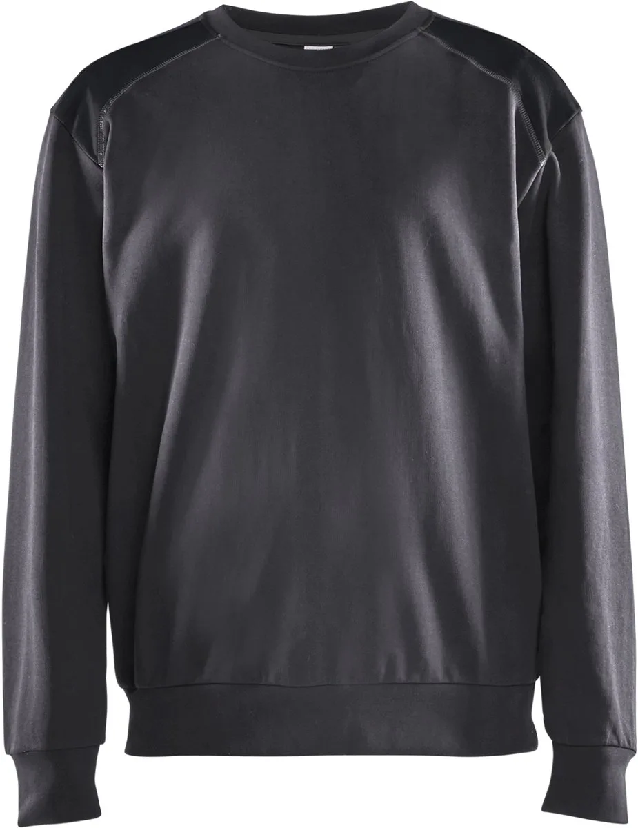 Sweatshirt bi-colour 3580-1158 - Medium Grijs/Zwart de Blåkläder, Medium Grijs, Noir, 4XL – image du produit