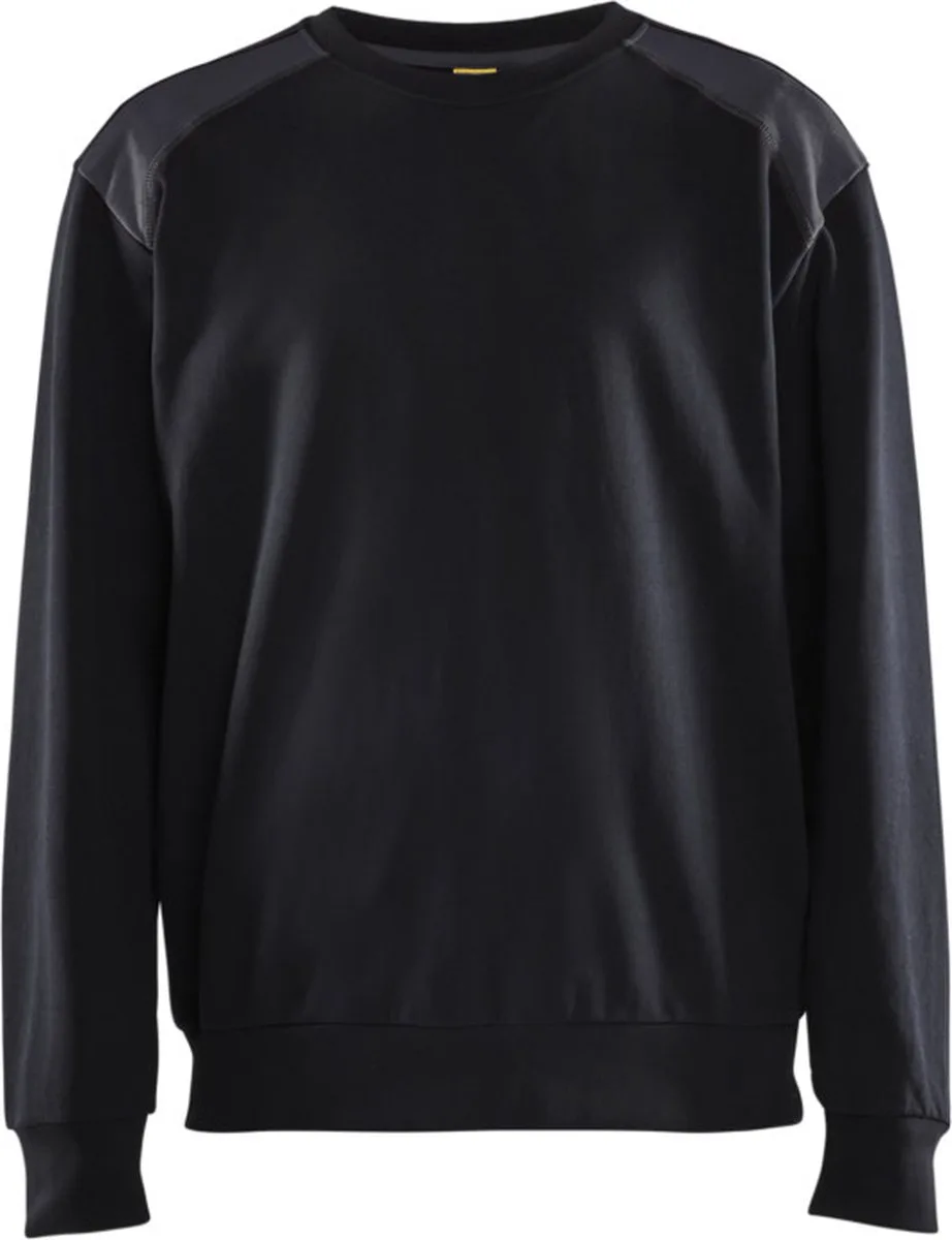 Sweatshirt bi-colour 3580-1158 - Zwart/Medium grijs de Blåkläder, Noir, Medium grijs, 3XL – image du produit