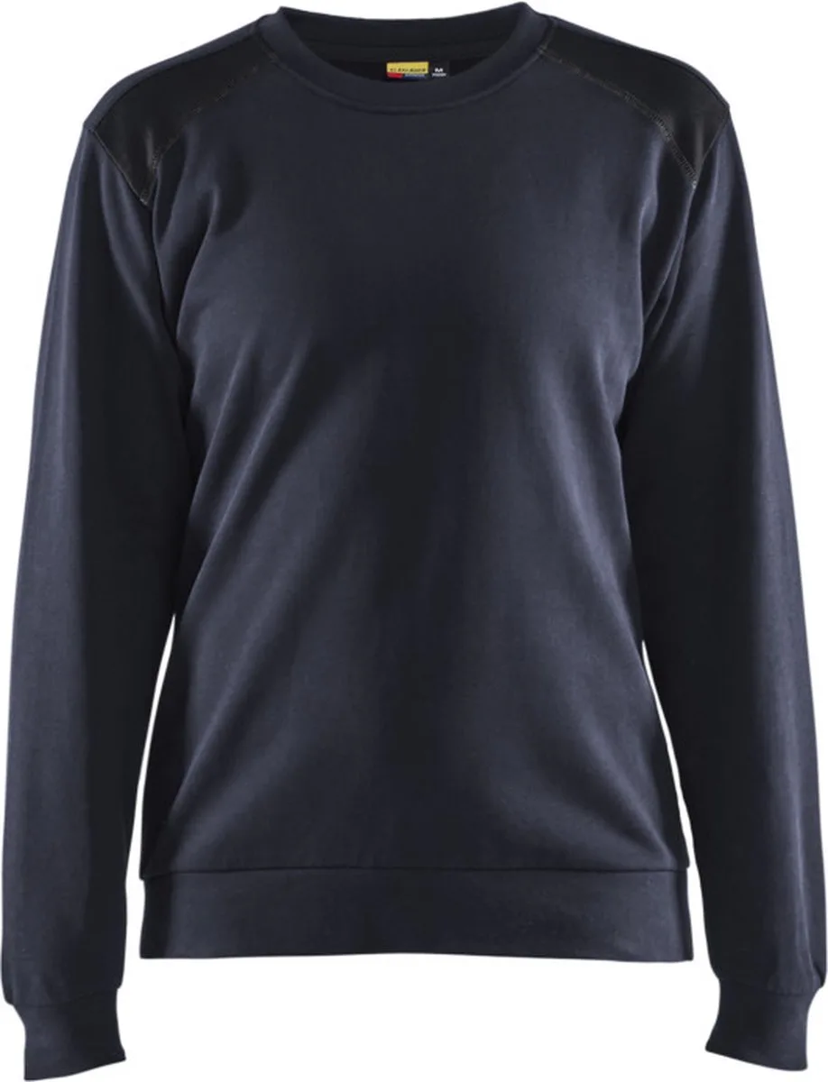 Sweatshirt bi-colour Dames 3408-1158 - Donker marineblauw/Zwart de Blåkläder, Donker marineblauw, Noir, XXL – image du produit