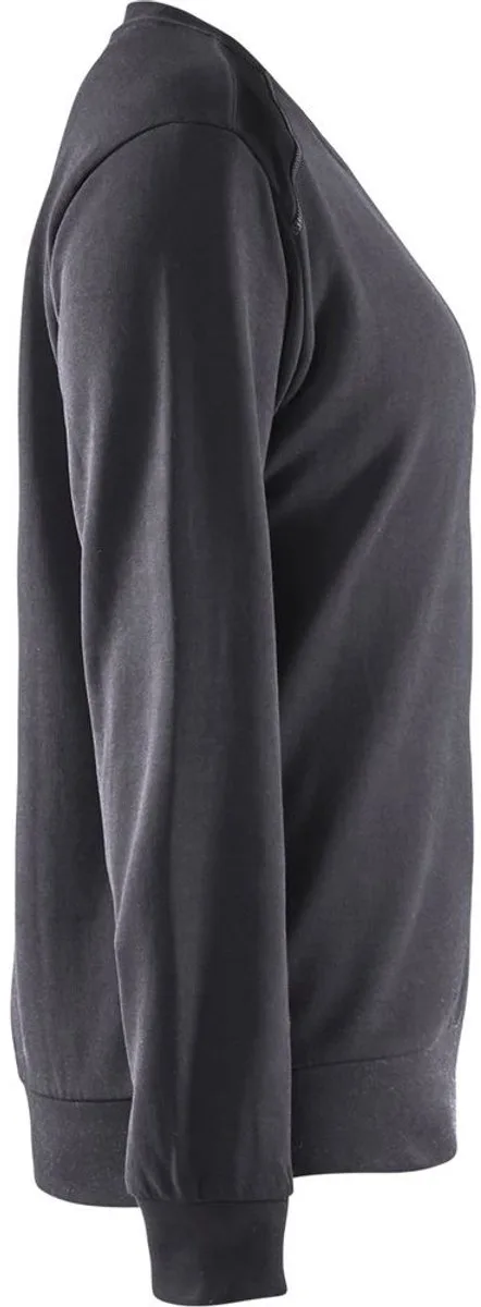 Sweatshirt bi-colour Dames 3408-1158 - Medium Grijs/Zwart fra Blåkläder, Medium Grijs, Sort, XL – produktbillede