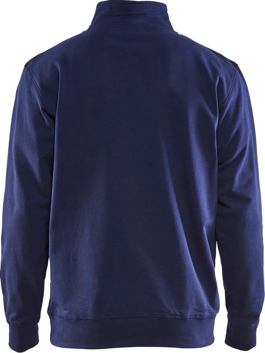 Sweatshirt bi-colour met halve rits 3353-1158 - Marineblauw/Grijs de Blåkläder, Marineblauw, Gris, L – image du produit