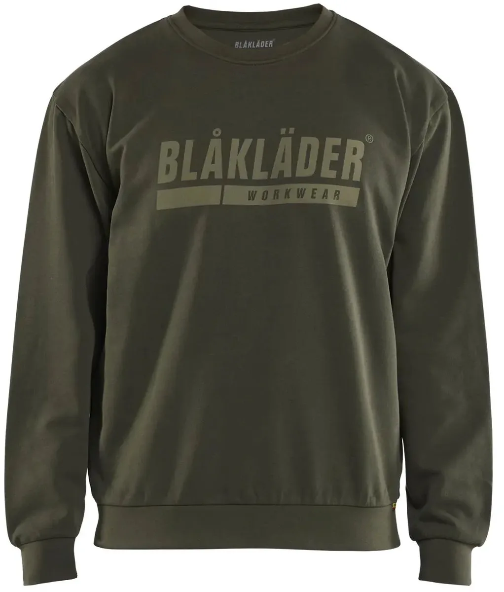 Sweatshirt Blaklader Ample van Blåkläder, Bosgroen – productafbeelding