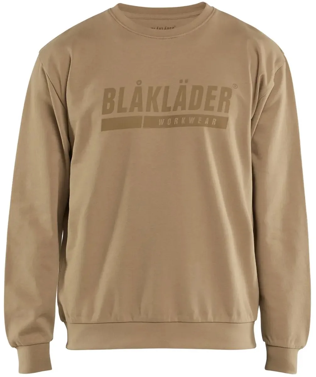 Sweatshirt Blaklader Ample van Blåkläder, Nougat clair – productafbeelding