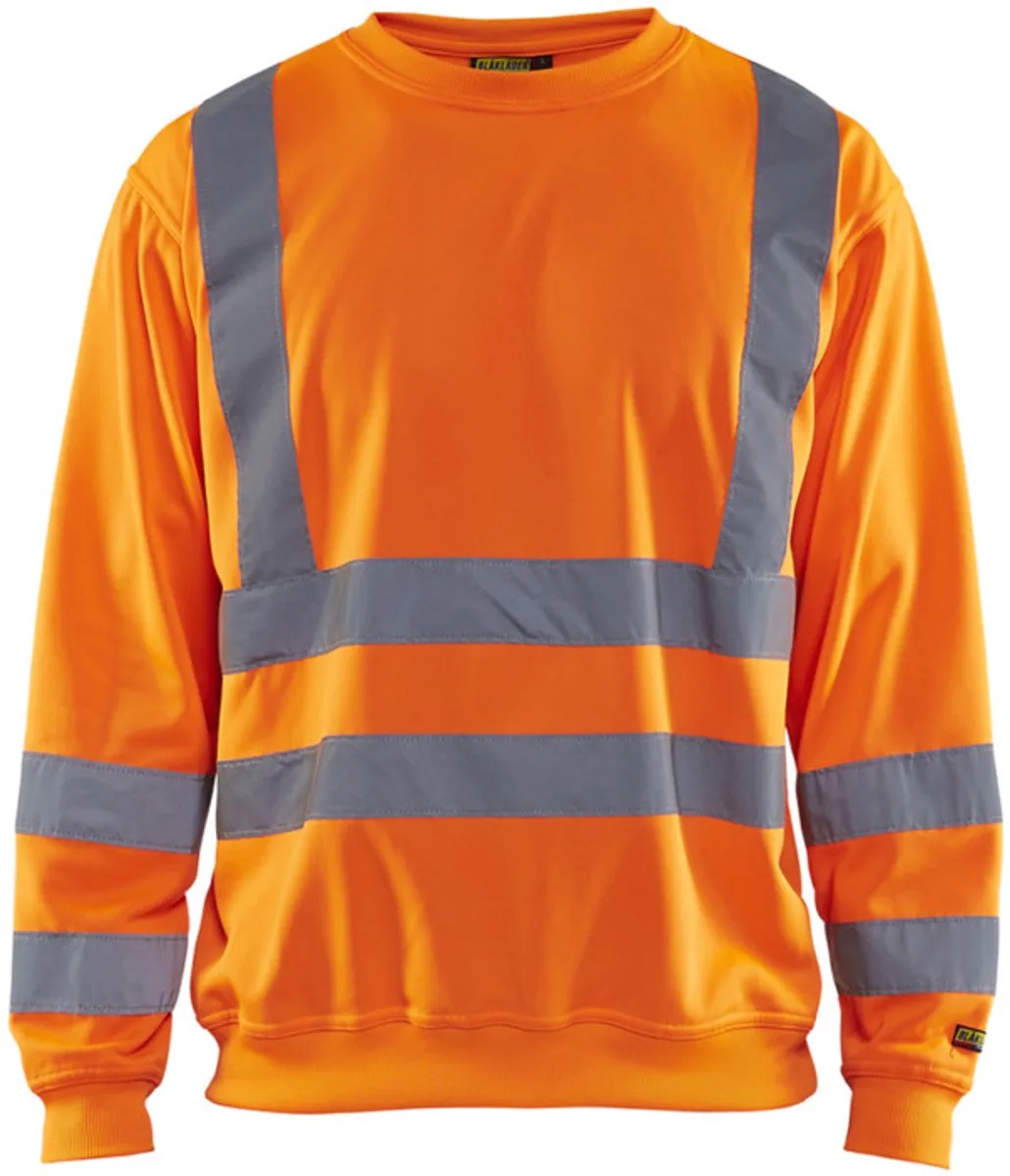 Sweatshirt High Vis 3341-1974 - High Vis Oranje von Blåkläder, High Vis Oranje, 5XL – Produktbild