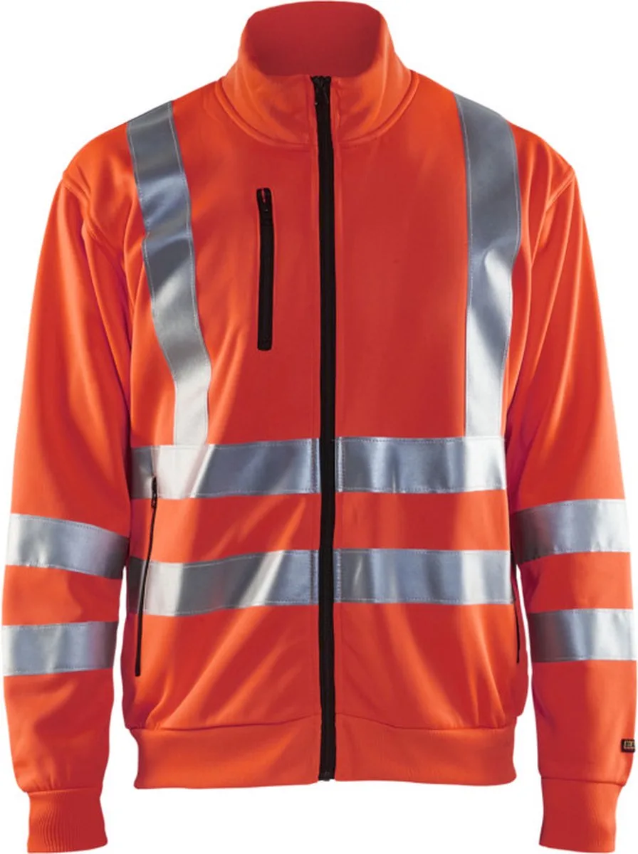 Sweatshirt High Vis 3358-1974 - High Vis Rood von Blåkläder, High Vis Rood, XL – Produktbild