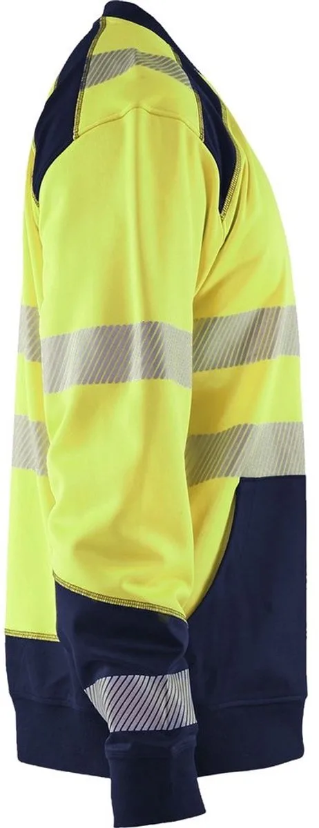 Sweatshirt High Vis 3541-2528 - High Vis Geel/Marineblauw de Blåkläder, High Vis Geel, Marineblauw, S – image du produit