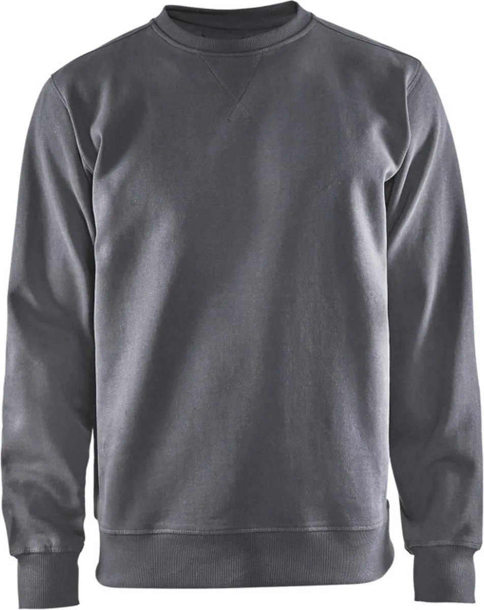 Sweatshirt Jersey ronde hals 3364-1048 - Grijs van Blåkläder, Grijs, M – productafbeelding