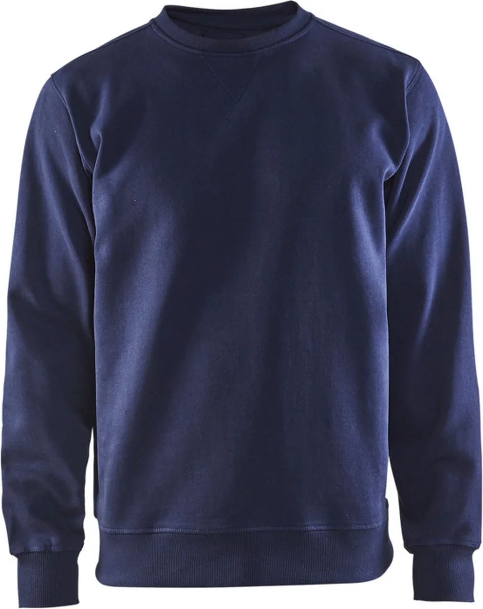 Sweatshirt Jersey ronde hals 3364-1048 - Marineblauw fra Blåkläder, Marineblauw, L – produktbillede