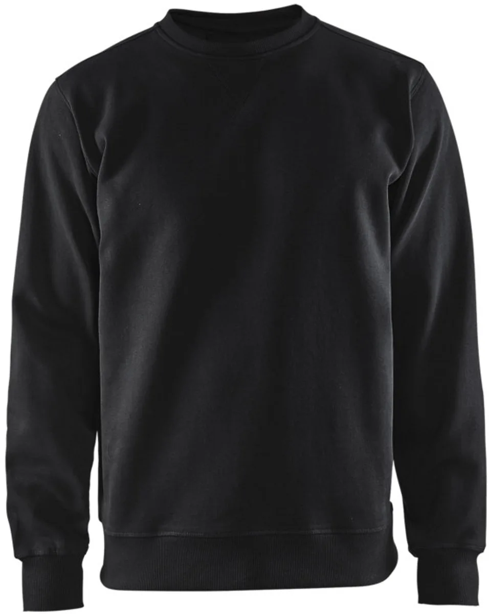 Sweatshirt Jersey ronde hals 3364-1048 - Zwart van Blåkläder, Zwart, S – productafbeelding
