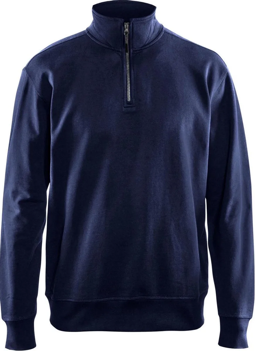 Sweatshirt met halve rits 3369-1158 - Marineblauw de Blåkläder, Marineblau, S – image du produit