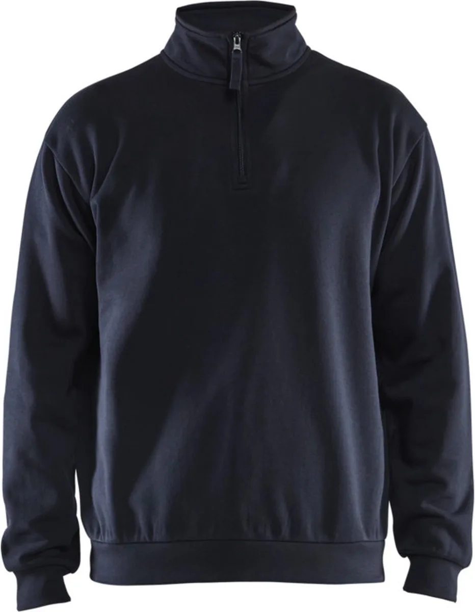 Sweatshirt met halve rits 3587-1169 - Donker marineblauw de Blåkläder, Donker marineblauw, L – image du produit