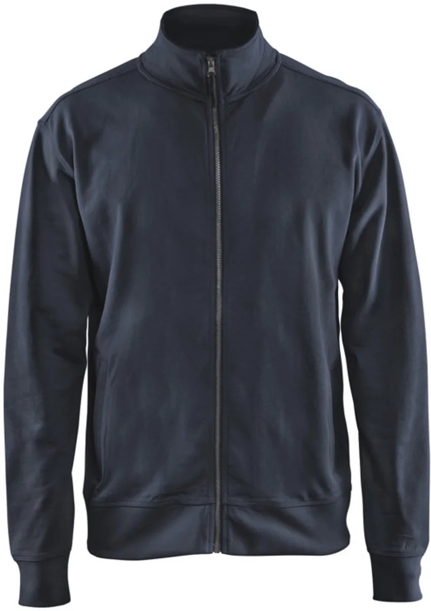 Sweatshirt met rits 3371-1158 - Donker marineblauw von Blåkläder, Donker marineblauw, XXL – Produktbild