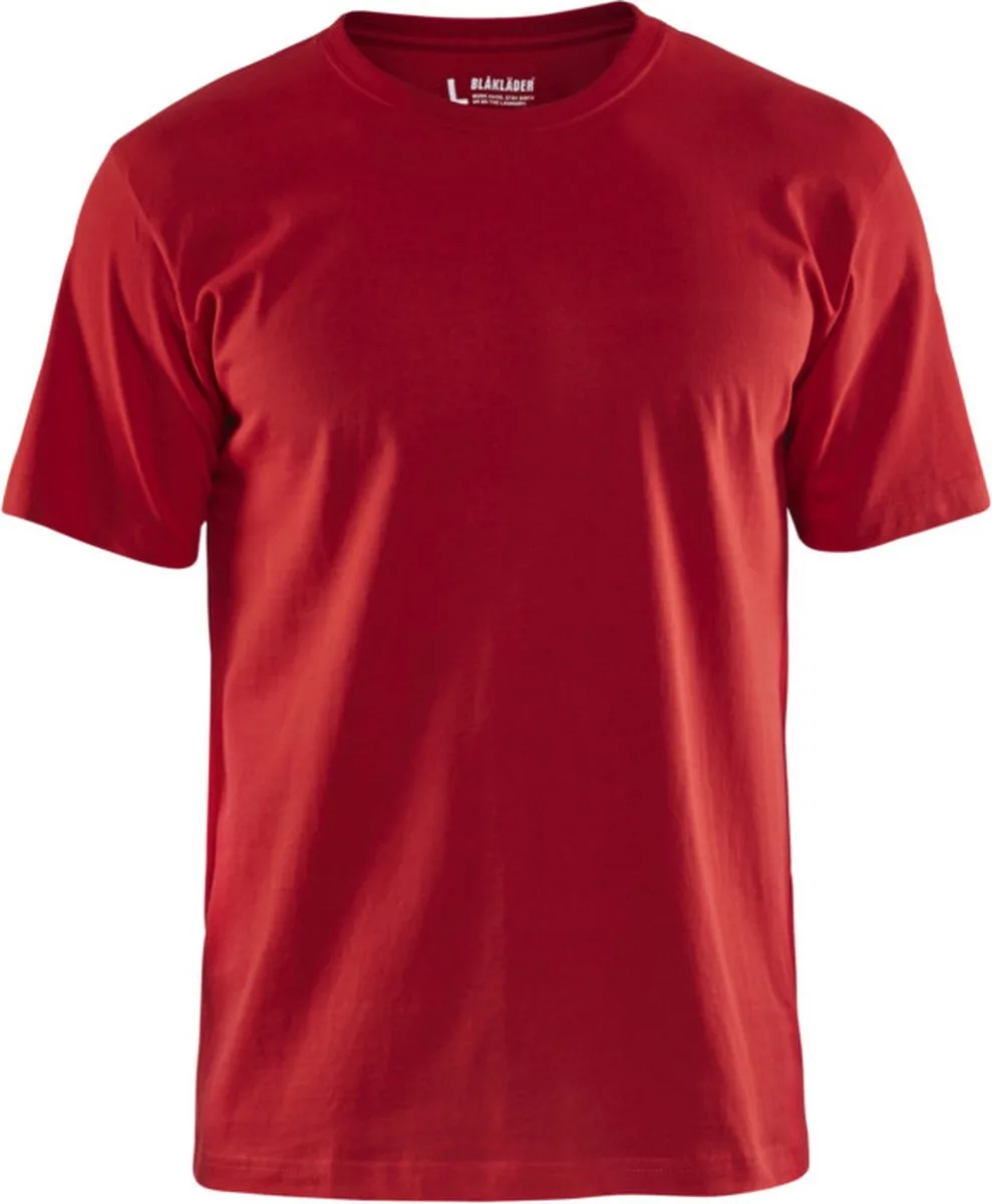 T-Shirt 10-pack 3302-1030 - Rood de Blåkläder, Rouge, XXL – image du produit