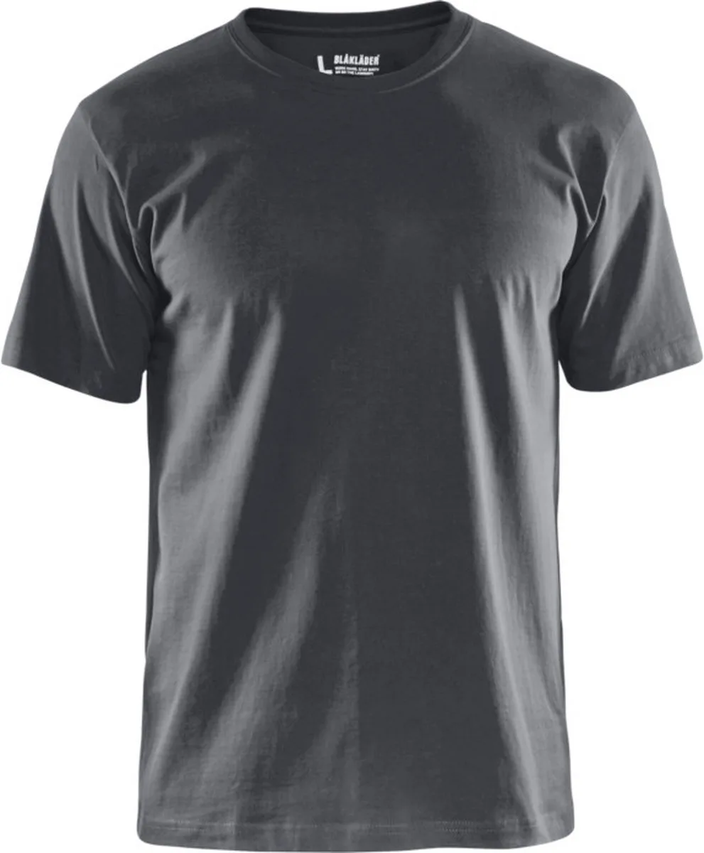 T-Shirt 3300-1030 - Donkergrijs van Blåkläder, Donkergrijs, S – productafbeelding