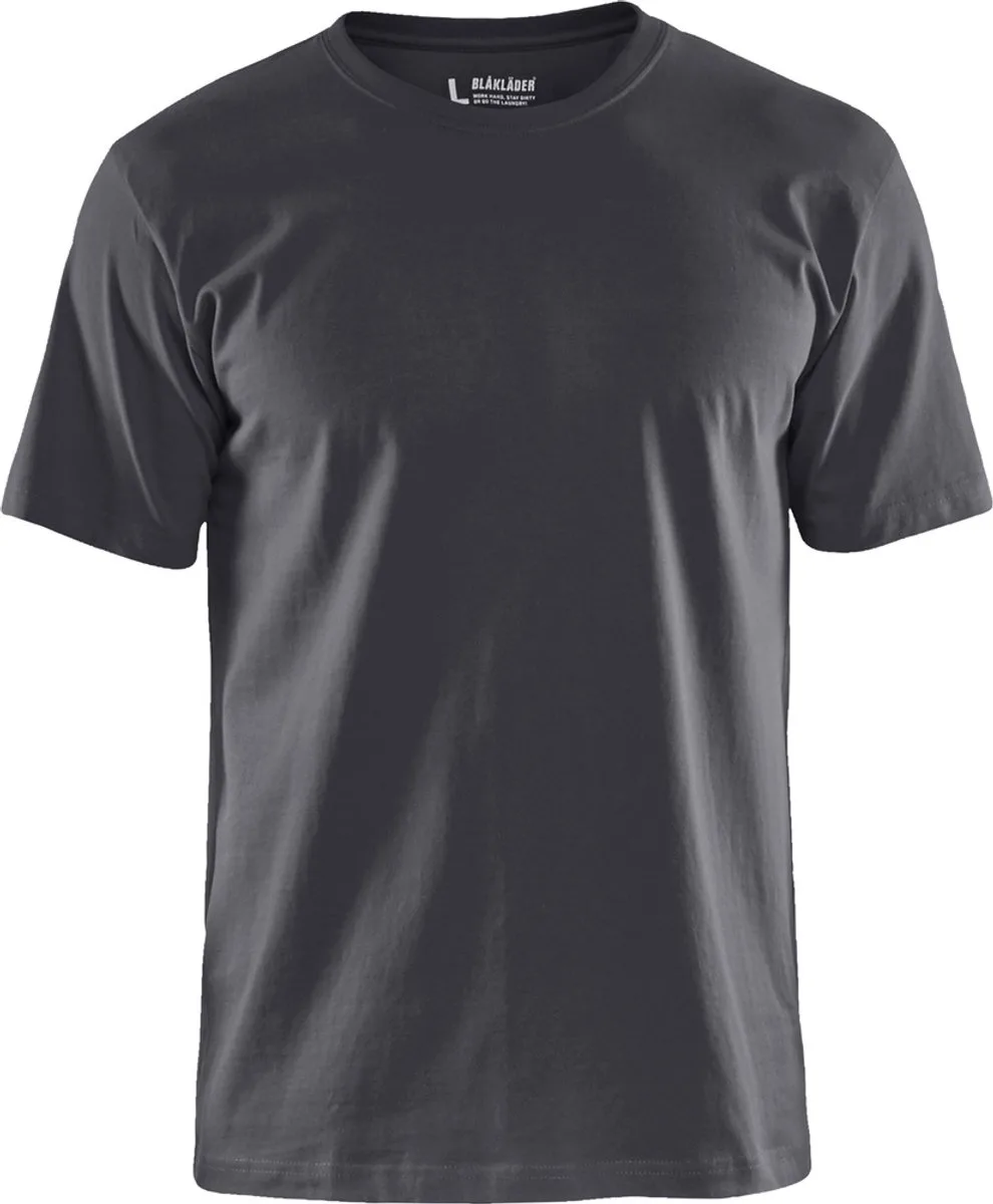 T-Shirt 3300-1030 - Medium Grijs van Blåkläder, Medium Grijs, L – productafbeelding