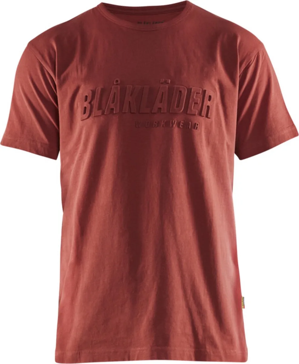 T-shirt 3D 3531-1042 - Gebrand rood van Blåkläder, Gebrand rood, XL – productafbeelding