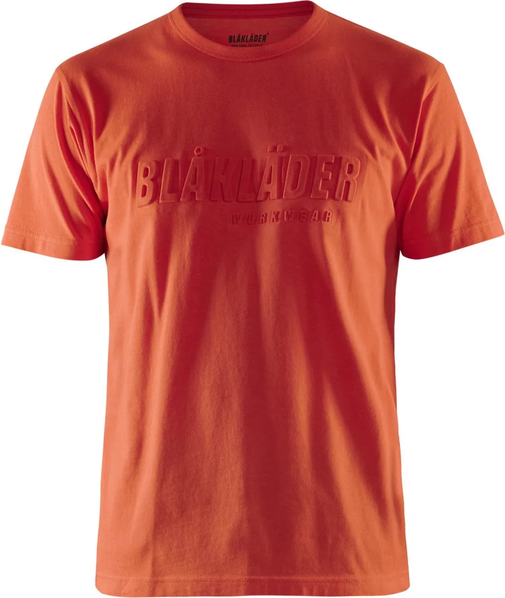 T-shirt 3D 3531-1042 - Oranjerood de Blåkläder, Oranjerood, 4XL – image du produit