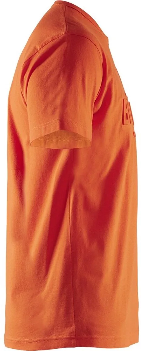 T-shirt 3D 3531-1042 - Oranjerood von Blåkläder, Oranjerood, XL – Produktbild