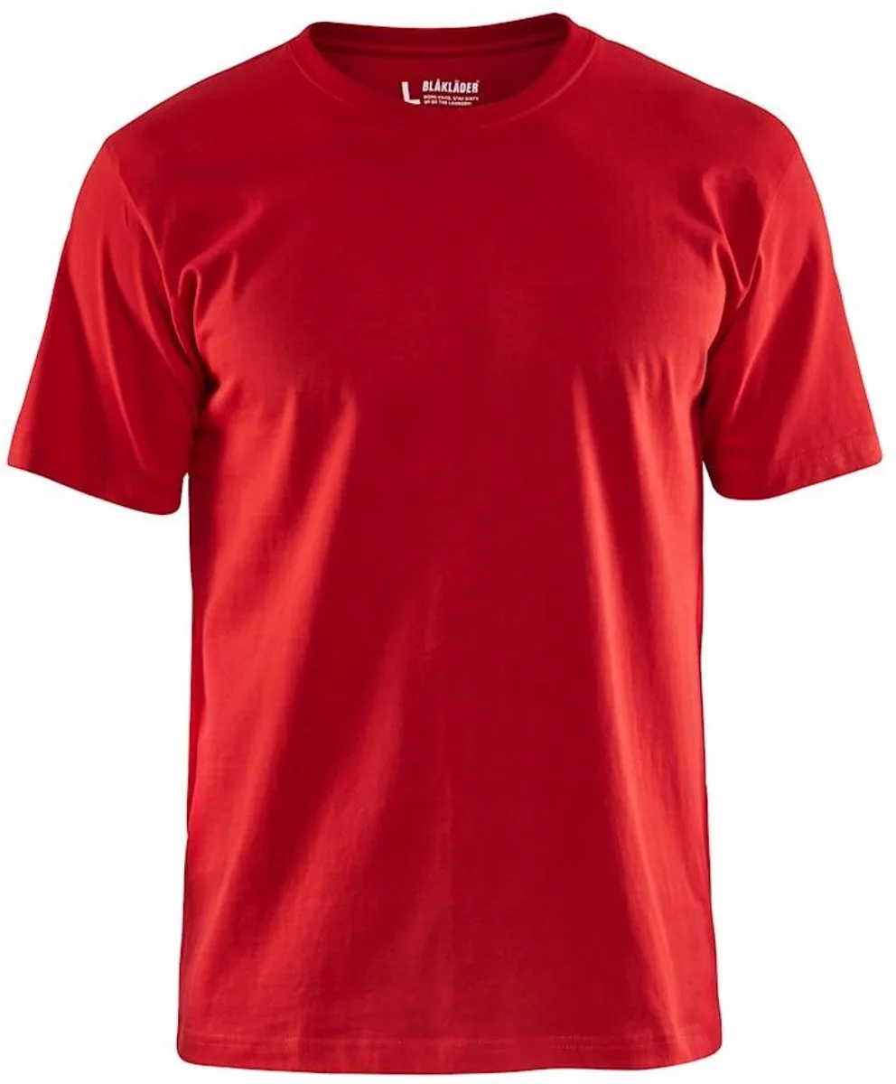 T-shirt Blaklader (x10) van Blåkläder, Rood – productafbeelding