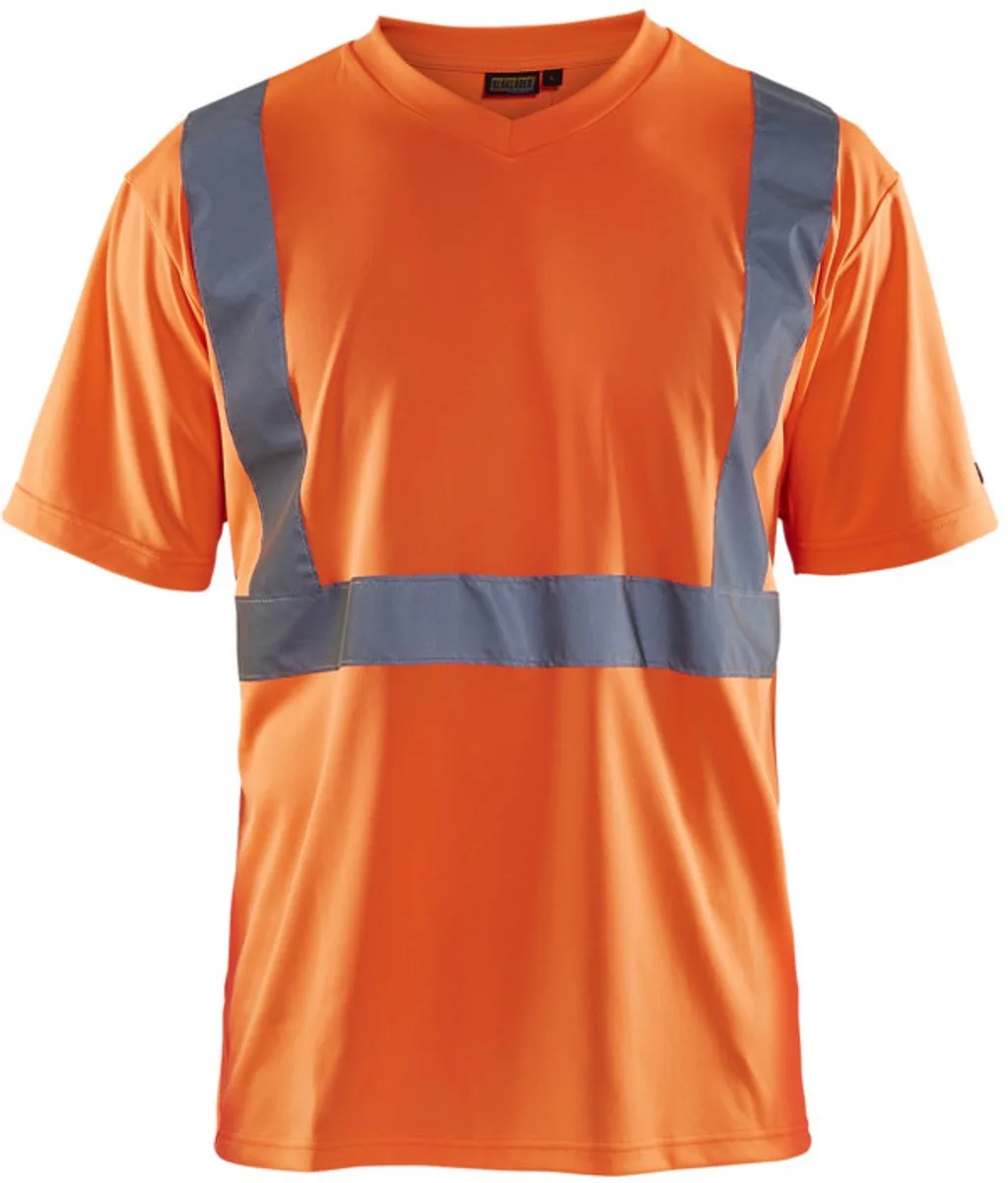 T-Shirt High Vis 3313-1009 - High Vis Oranje van Blåkläder, High Vis Oranje, M – productafbeelding