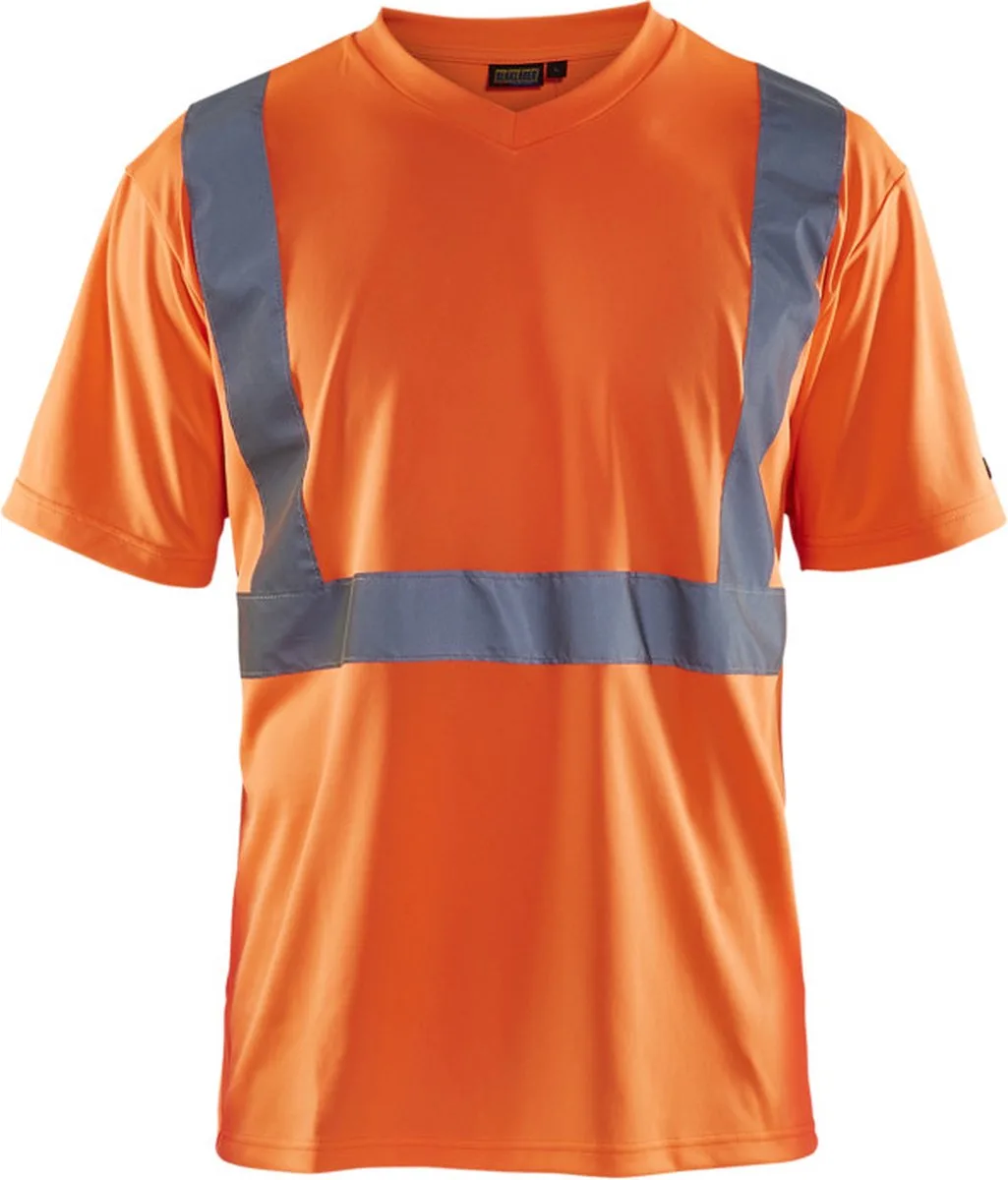 T-Shirt High Vis 3313-1009 - High Vis Oranje de Blåkläder, High Vis Oranje, XL – image du produit