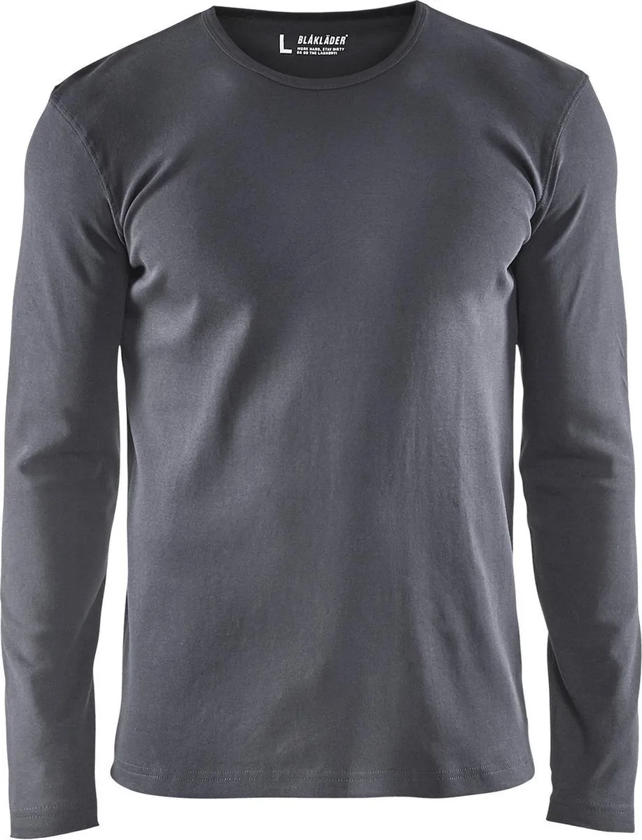 T-shirt lange mouw 3314-1032 - Grijs by Blåkläder, Grey, M – product image