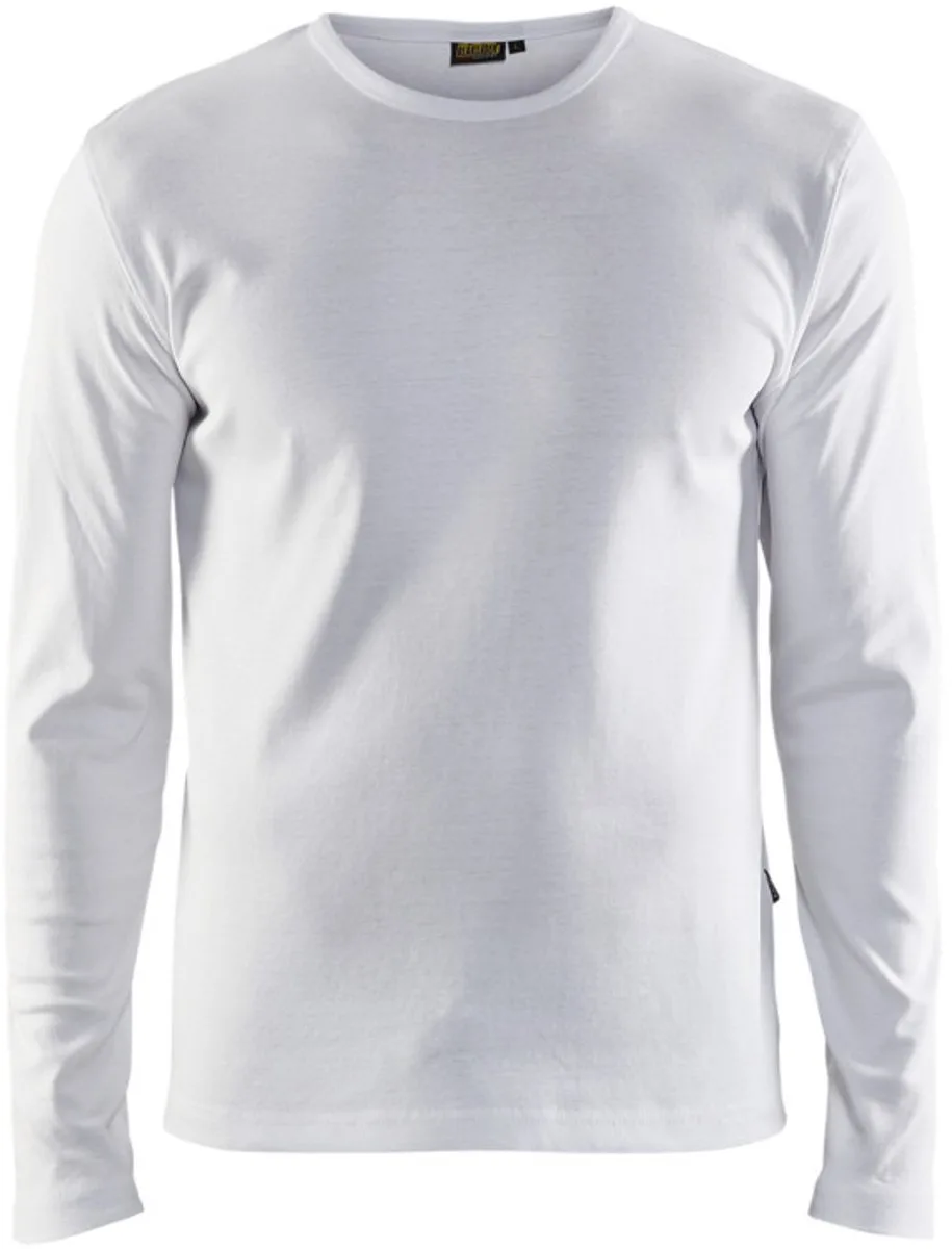 T-shirt lange mouw 3314-1032 - Wit von Blåkläder, Weiß, L – Produktbild