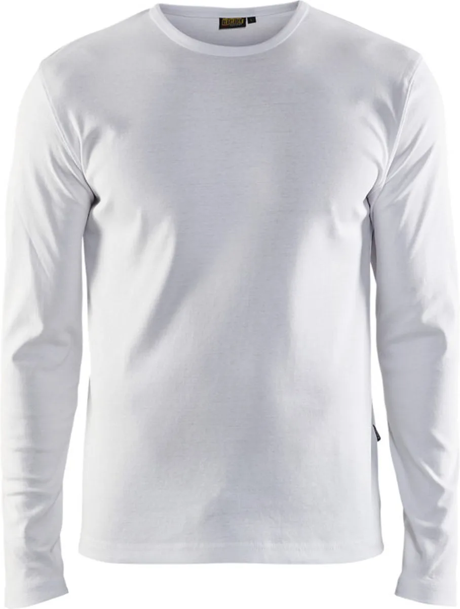T-shirt lange mouw 3314-1032 - Wit fra Blåkläder, Hvid, XS – produktbillede