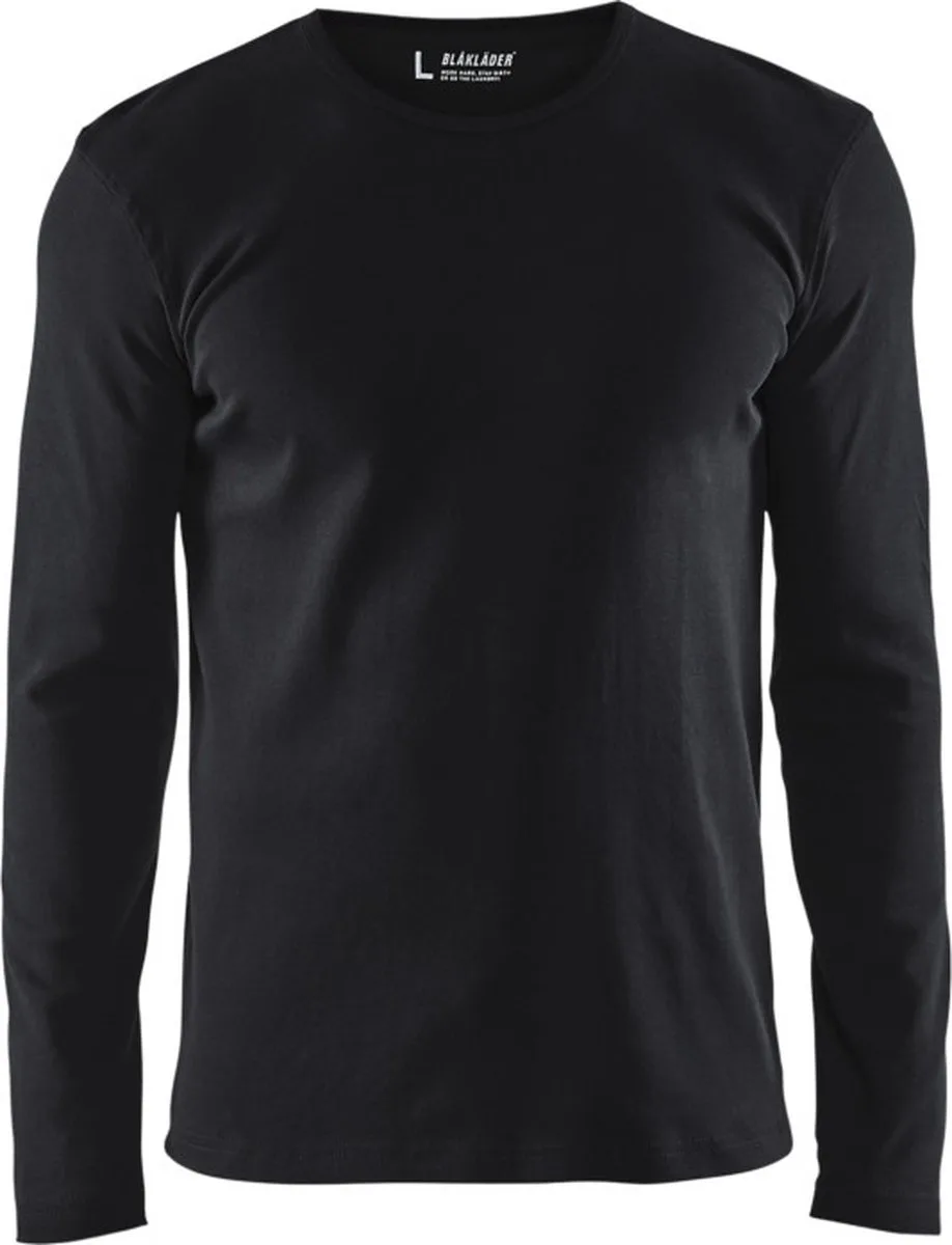 T-shirt lange mouw 3314-1032 - Zwart de Blåkläder, Noir, XXL – image du produit