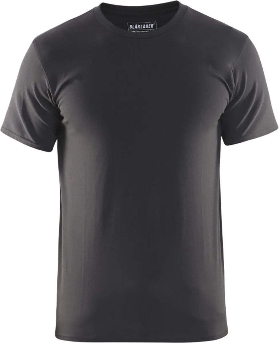 T-shirt slim fit 3533-1029 - Donkergrijs by Blåkläder, Dark grey, XL – product image