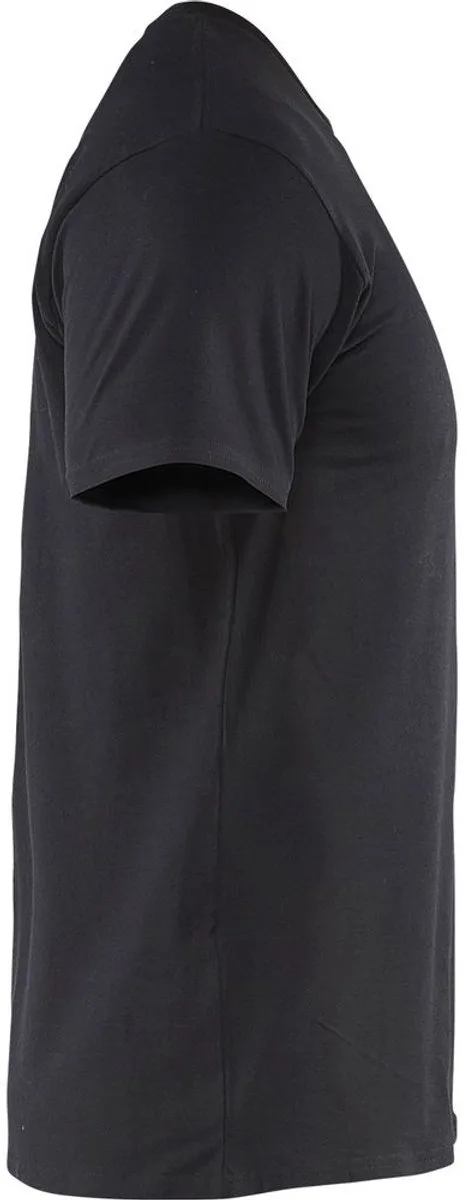 T-shirt slim fit 3533-1029 - Zwart van Blåkläder, Zwart, M – productafbeelding