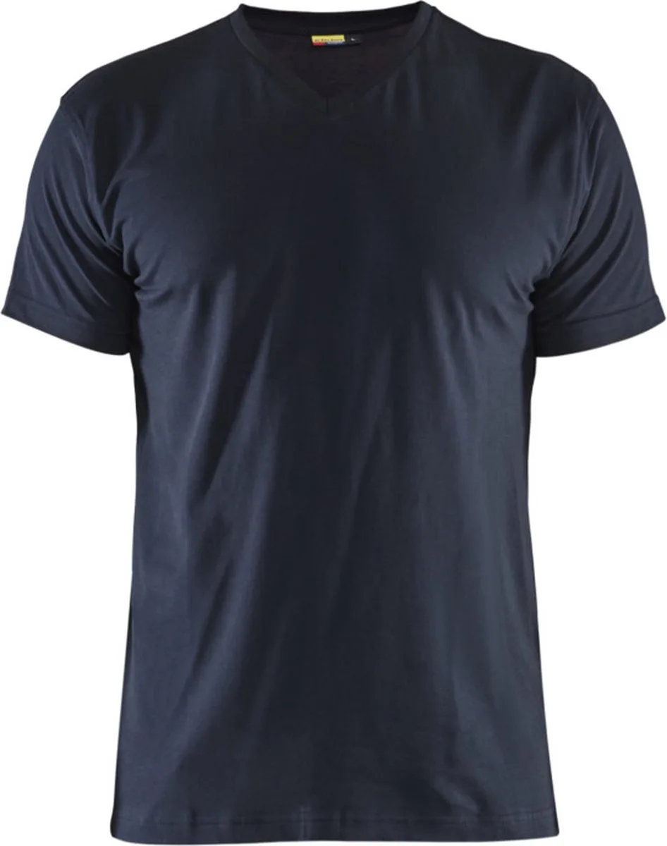 T-Shirt, V-hals 3360-1029 - Donker marineblauw de Blåkläder, Donker marineblauw, M – image du produit