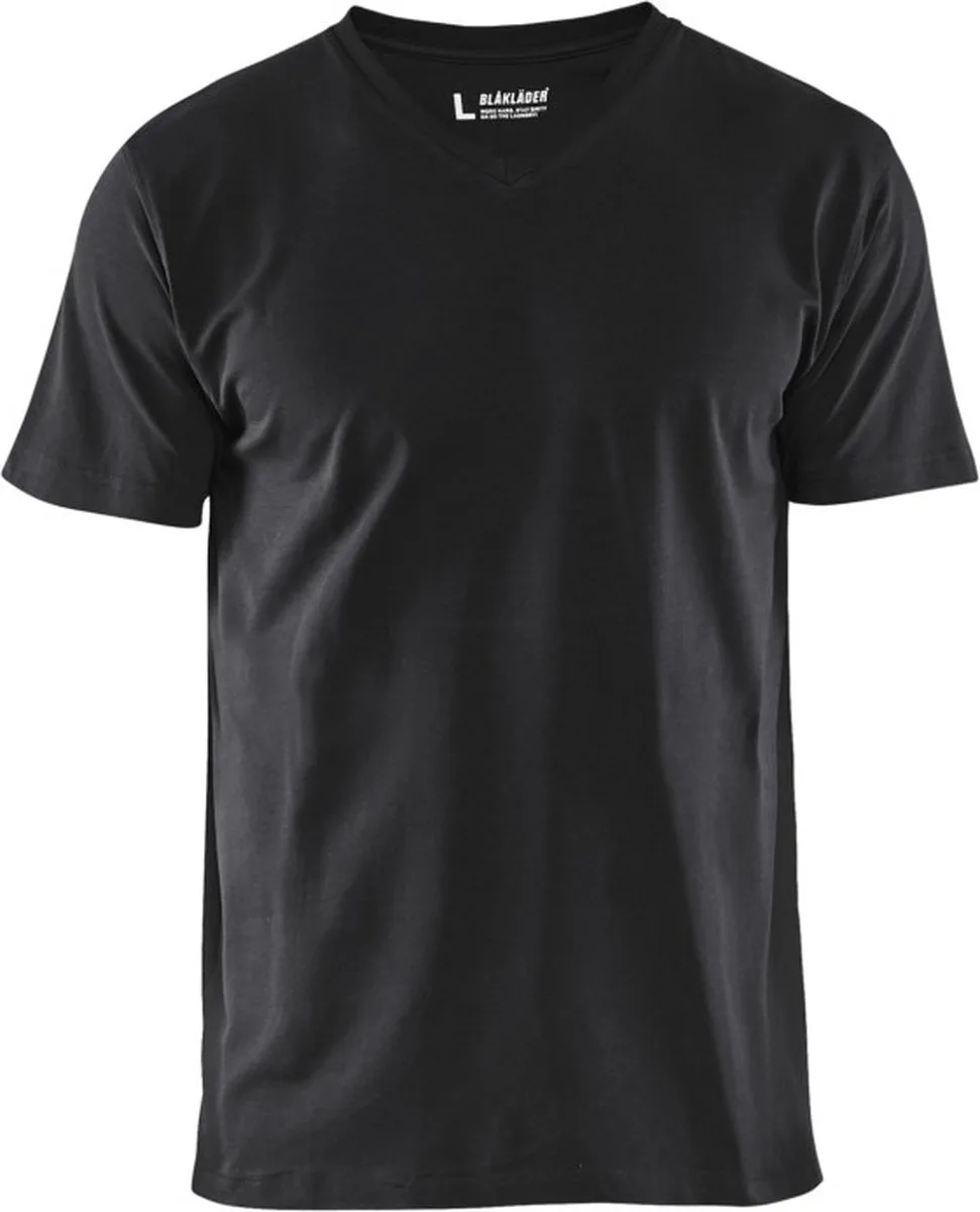 T-Shirt, V-hals 3360-1029 - Zwart de Blåkläder, Noir, M – image du produit