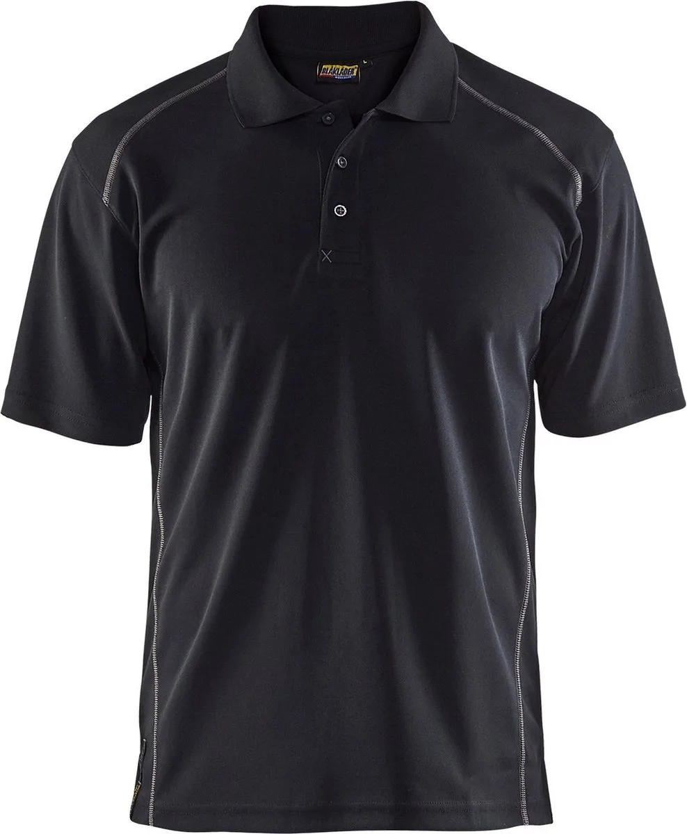 UV-Piqué polo 3326-1051 - Zwart van Blåkläder, Zwart, XXL – productafbeelding