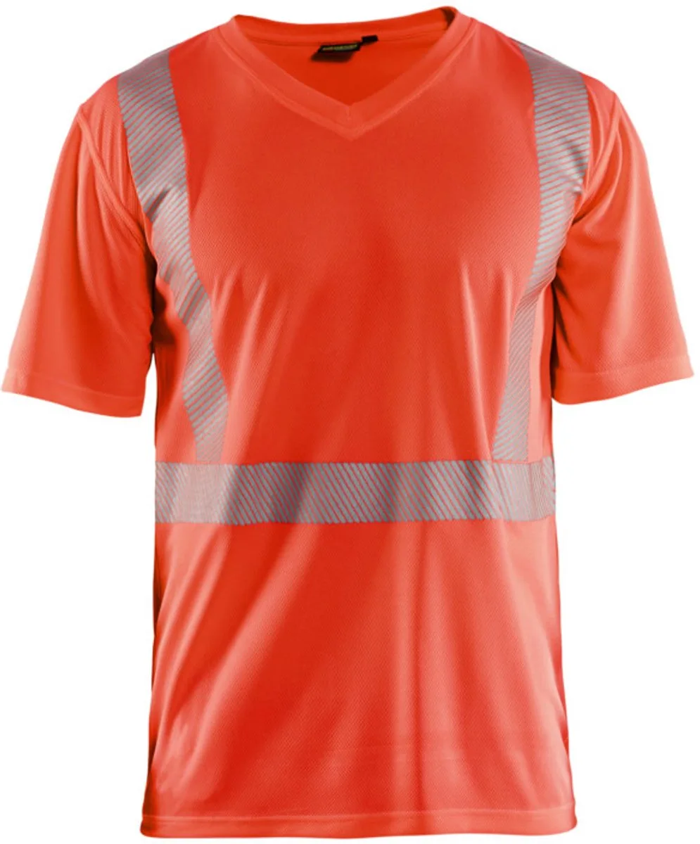 UV-T-shirt High Vis 3386-1013 - High Vis Rood de Blåkläder, High Vis Rood, XL – image du produit
