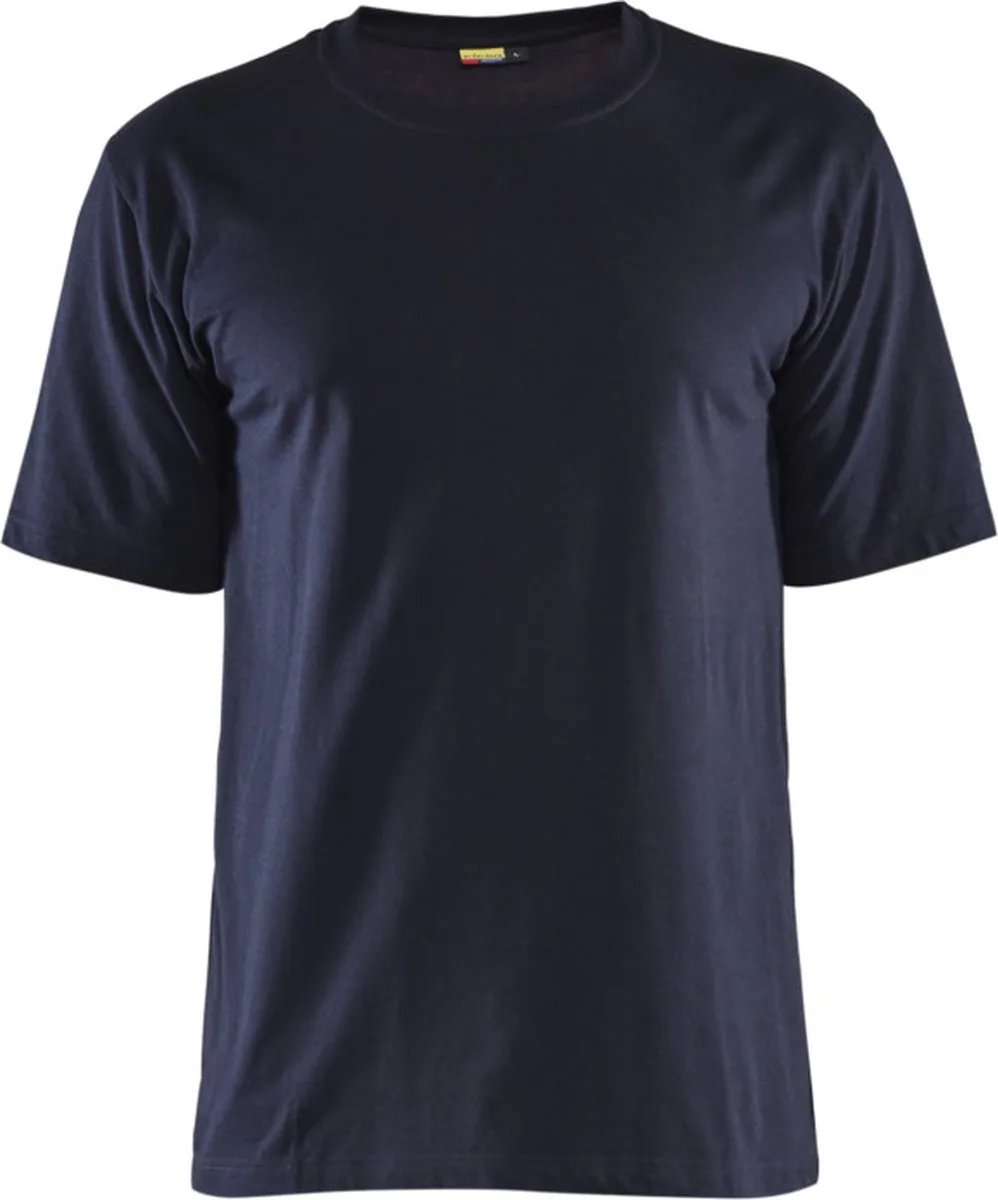 Vlamvertragend T-shirt 3482-1737 - Marineblauw von Blåkläder, Marineblauw, L – Produktbild