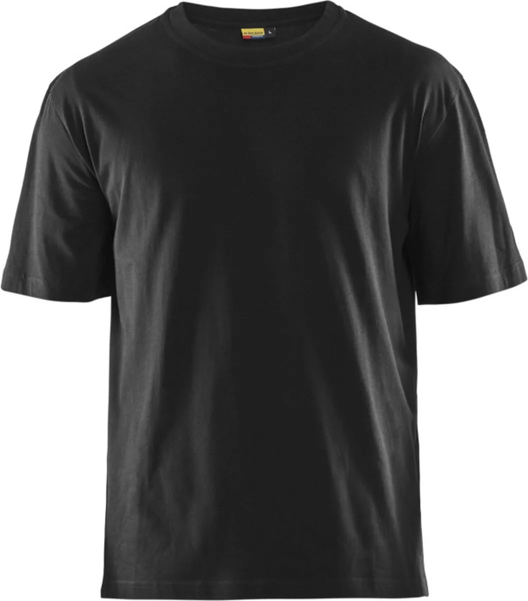 Vlamvertragend T-shirt 3482-1737 - Zwart van Blåkläder, Zwart, XXL – productafbeelding