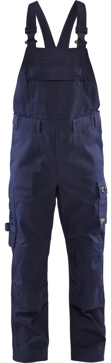 Vlamvertragende bretelbroek 2824-1516 - Marineblauw van Blåkläder, Marineblauw, D108 – productafbeelding