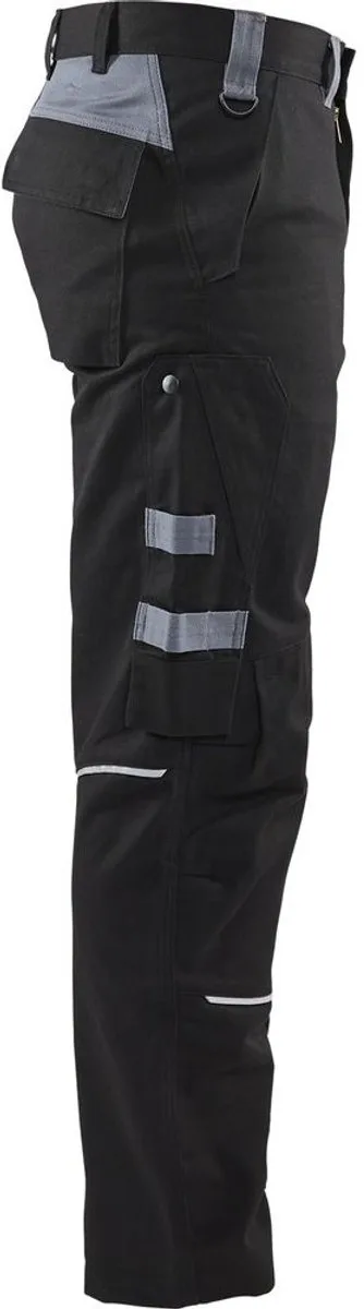Vlamvertragende werkbroek 1561-1516 - Zwart/Grijs van Blåkläder, Zwart, Grijs, C46 – productafbeelding