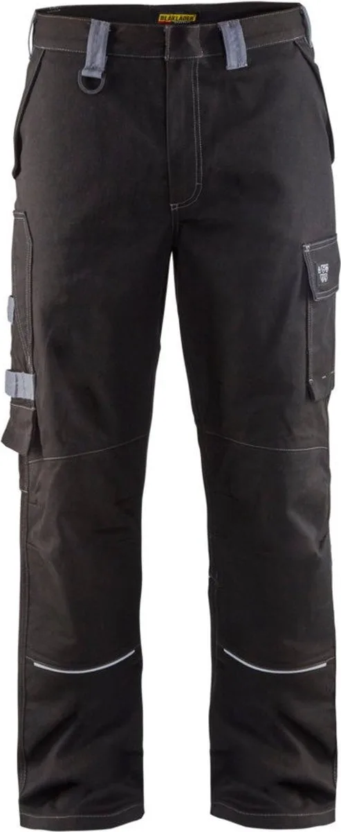 Vlamvertragende werkbroek 1561-1516 - Zwart/Grijs van Blåkläder, Zwart, Grijs, C156 – productafbeelding