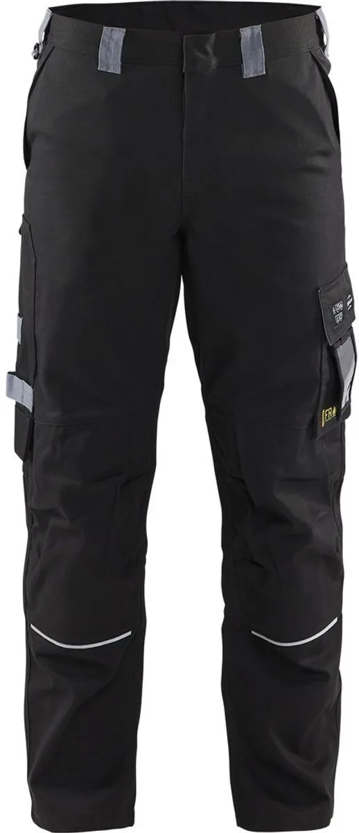 Vlamvertragende werkbroek 1561-1516 - Zwart/Grijs van Blåkläder, Zwart, Grijs, D128 – productafbeelding