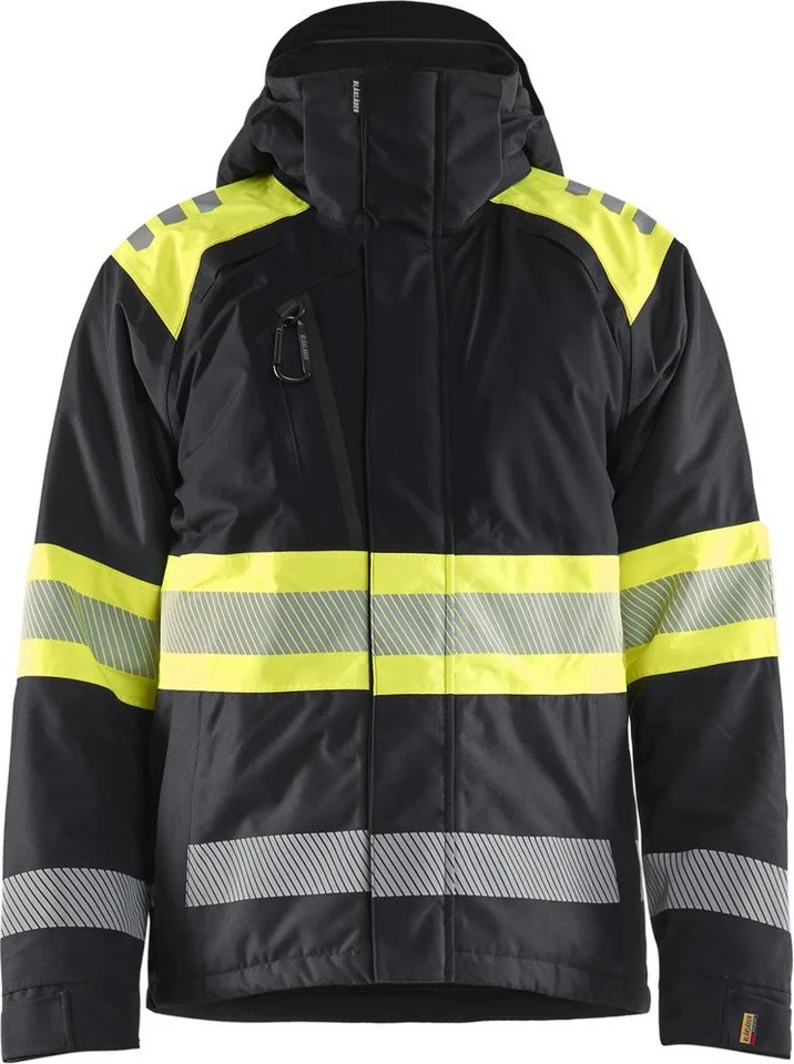 Warnschutz-Shirt High Vis Winterjacke van Blåkläder, Geel, Zwart – productafbeelding