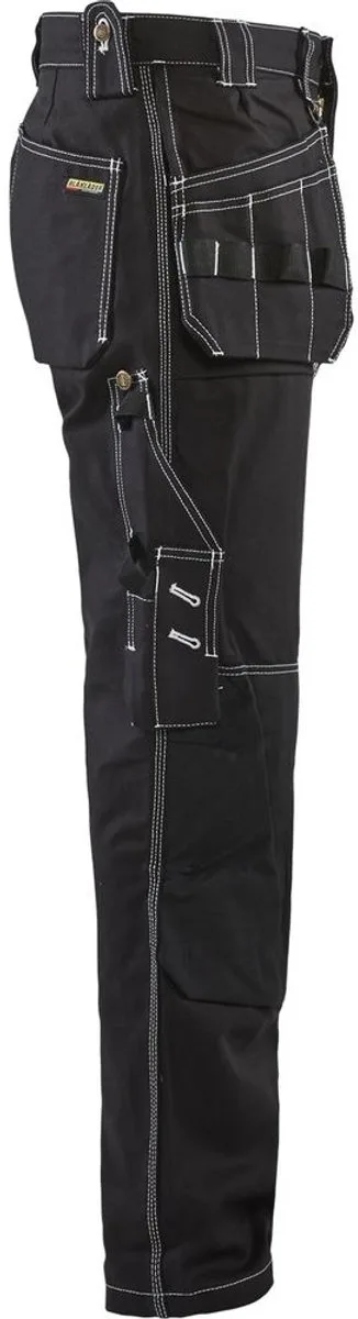 Werkbroek 1530-1370 - Zwart von Blåkläder, Schwarz, D128 – Produktbild