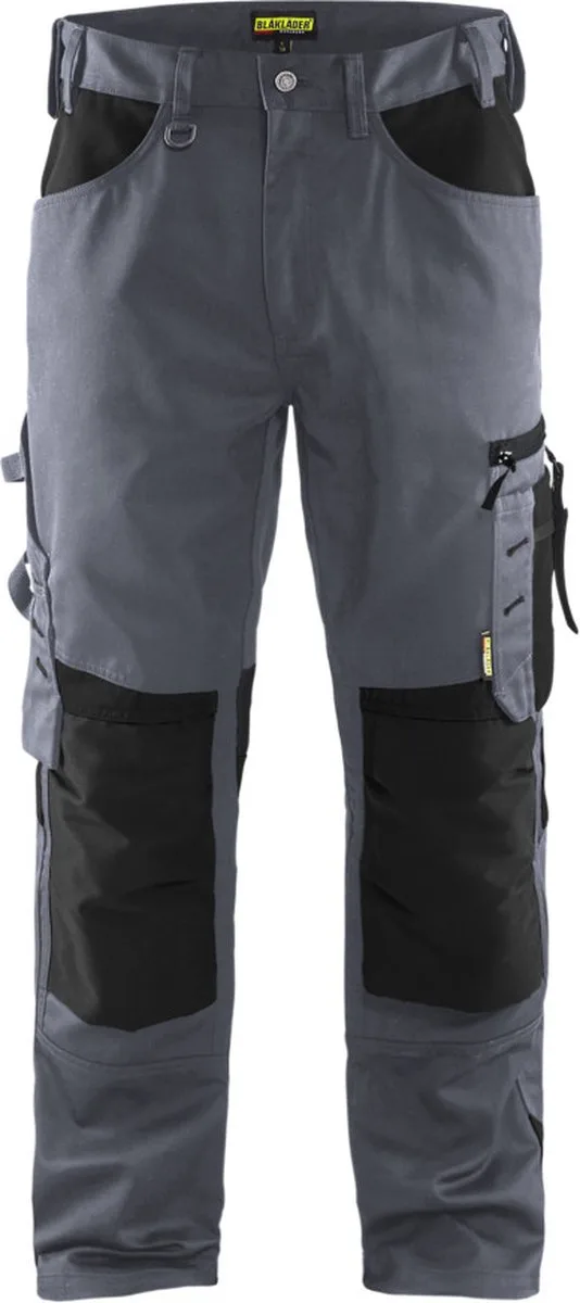 Werkbroek 1556 grijs/zwart från Blåkläder, Grå, Svart, D84 – produktbild