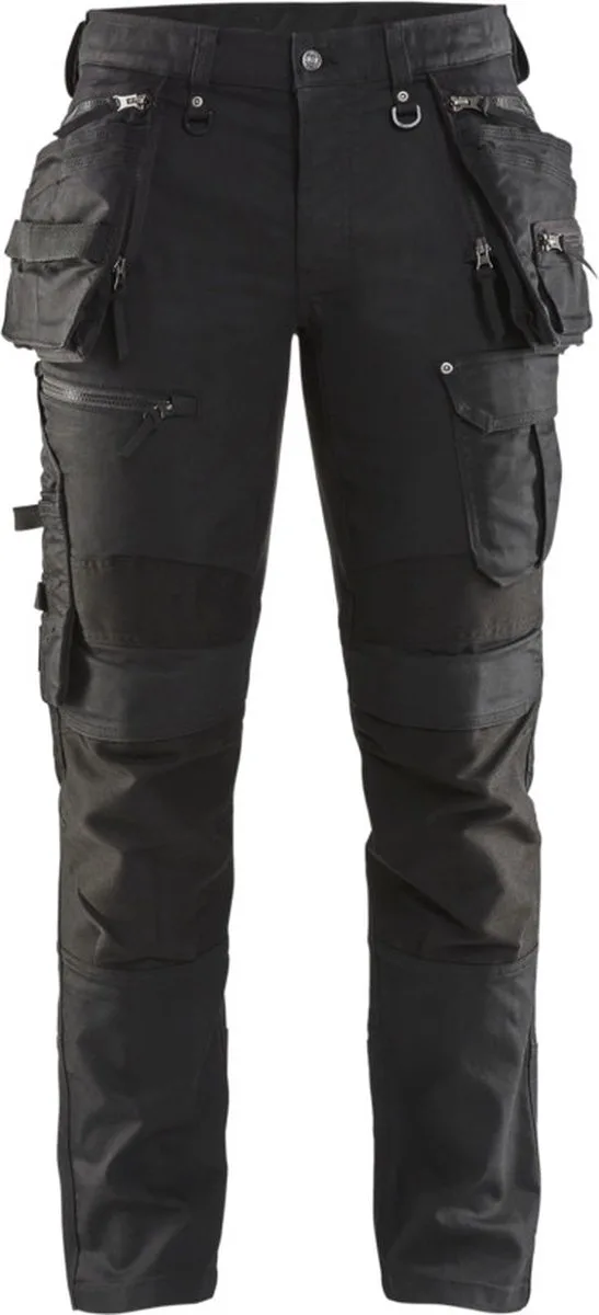 Werkbroek denim stretch X1900 1990-1141 - Zwart/Zwart de Blåkläder, Noir, C46 – image du produit