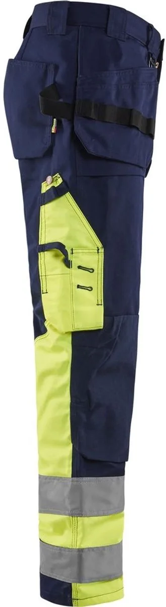 Werkbroek High Vis 1529-1370 - Marine/High Vis Geel de Blåkläder, Marine, High Vis Geel, D108 – image du produit