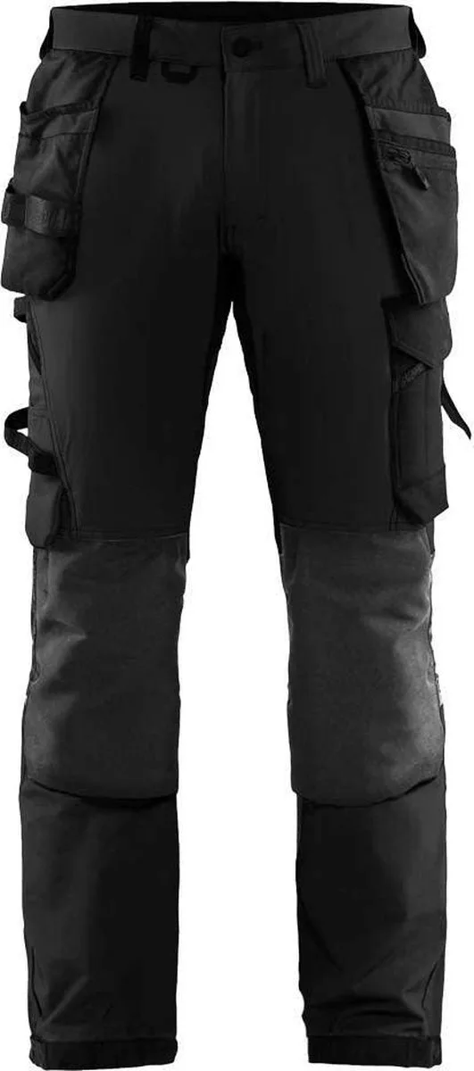 Werkbroek met 4-weg stretch 1522-1645 - Medium Grijs/Zwart von Blåkläder, Medium Grijs, Schwarz, C150 – Produktbild